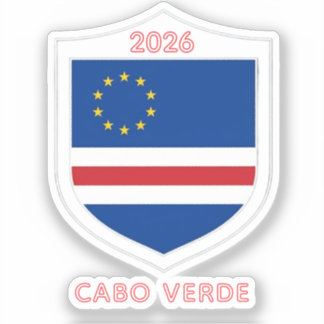 Sticker Coupe du Monde 2026 Cap-Vert