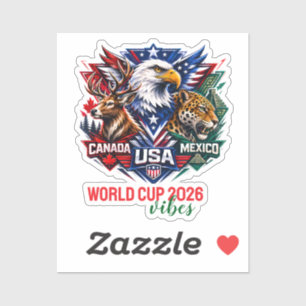Sticker Coupe du monde d'harmonie faunique tribale 2026