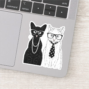 Sticker Couples de chat