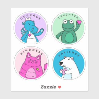 Sticker "Courage Badges"