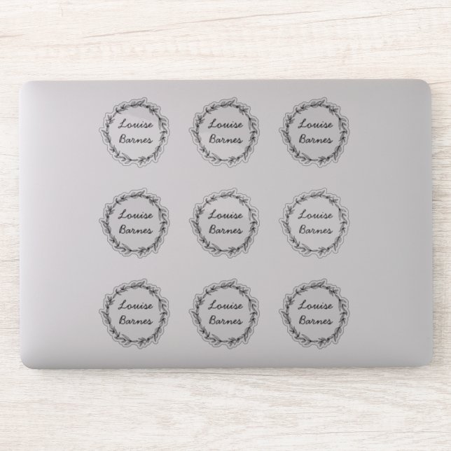 Sticker Couronne de Noël (Ordinateur)