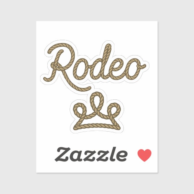 Sticker Couronne de Tiara Princesse de Rodéo Country Weste (Feuille)