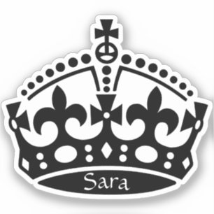 Sticker Couronne personnalisée