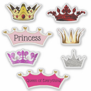 Sticker Couronnes lunatiques