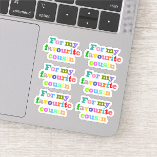 Sticker Cousin favori