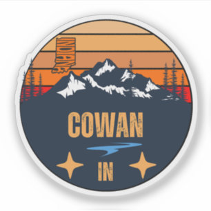 Sticker Cowan, Indiana