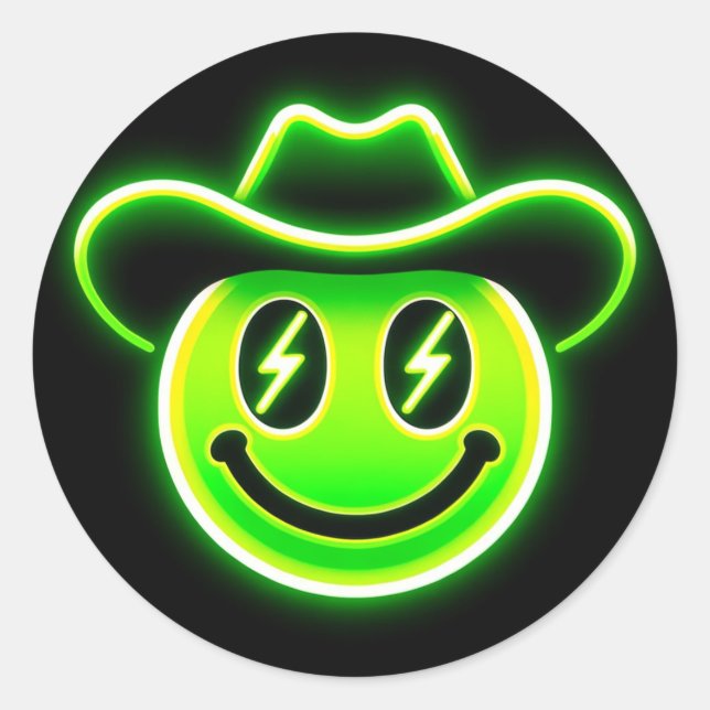 Sticker Cowboy Electrique (Devant)