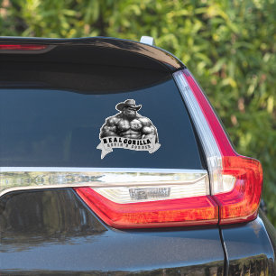 Sticker Cowboy Silverback Kevin's Corner VRAI GORILLE