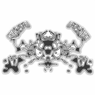 Sticker Crabe malin 3