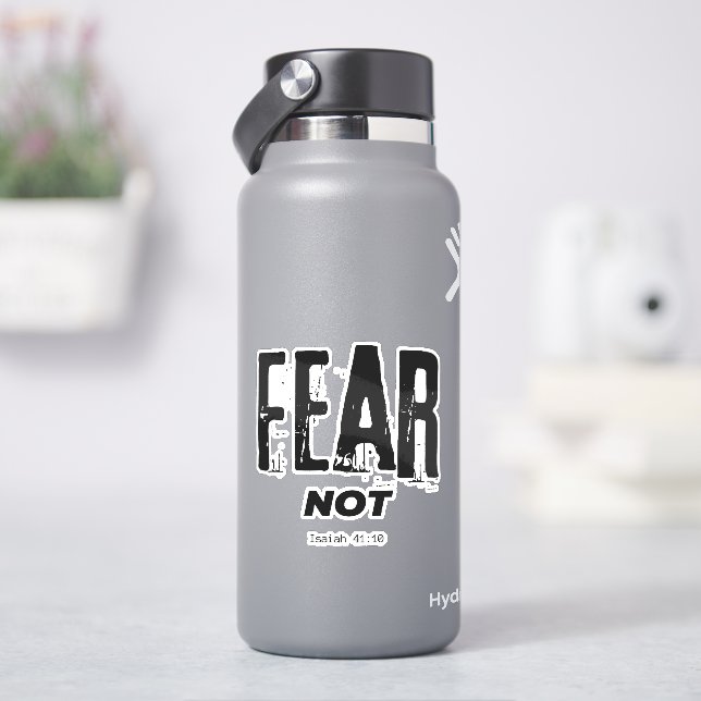 Sticker Crainte non pas Verse de la Bible (HydroFlask)