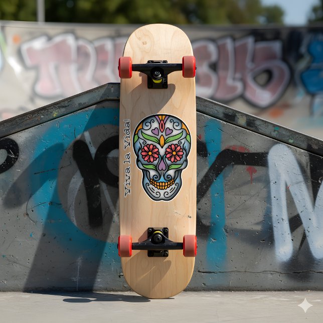 Sticker Crâne à sucre de la Cavalera mexicaine (Créateur téléchargé)