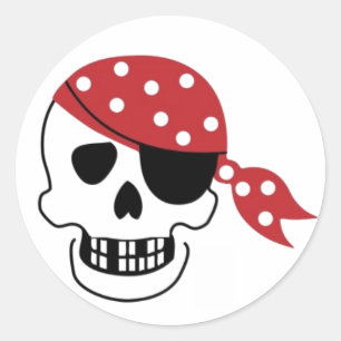 Sticker crâne Pirates