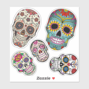 Sticker Crânes muertes