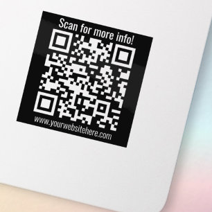 Sticker Create Your Own QR Code   Transperant