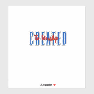 Sticker Créé Pour Le Culte