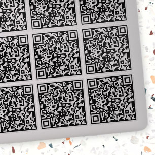 Sticker Créer 9 codes QR numérisables instantanément trans