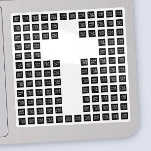 Sticker Créer un Motif croisé avec n'importe quel logo ou 
