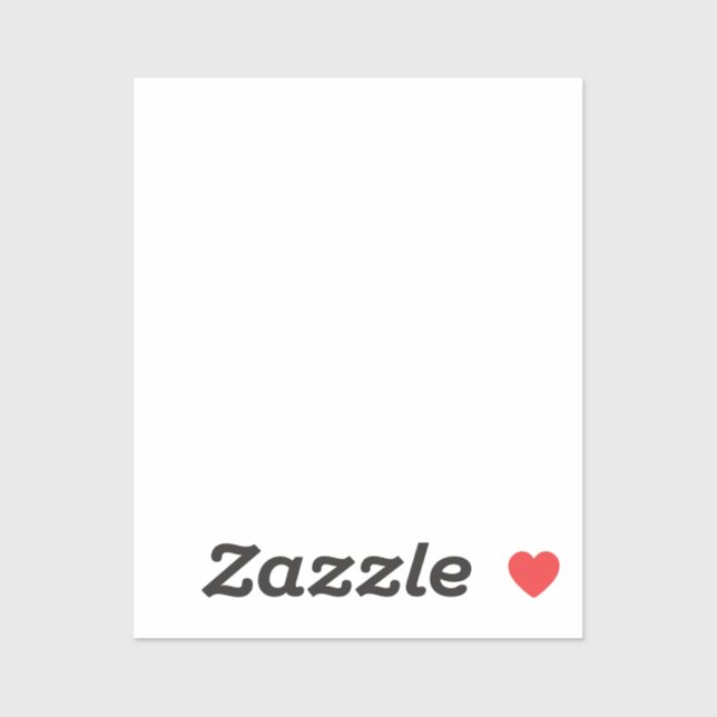 Sticker Créez votre propre (Feuille)