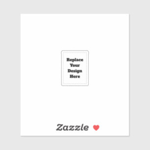 Sticker Créez votre propre blanc