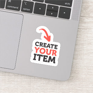 Sticker CRÉEZ-VOTRE Propre DIY Téléchargez votre design dé
