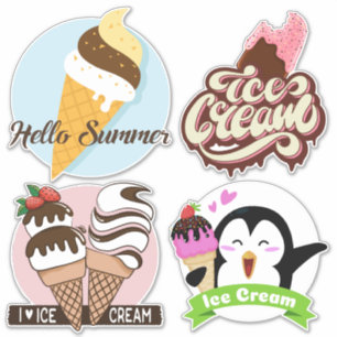 Sticker Crème glacée