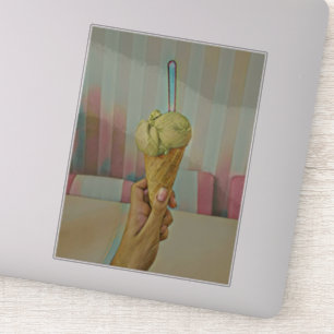 Sticker Crème glacée au chocolat