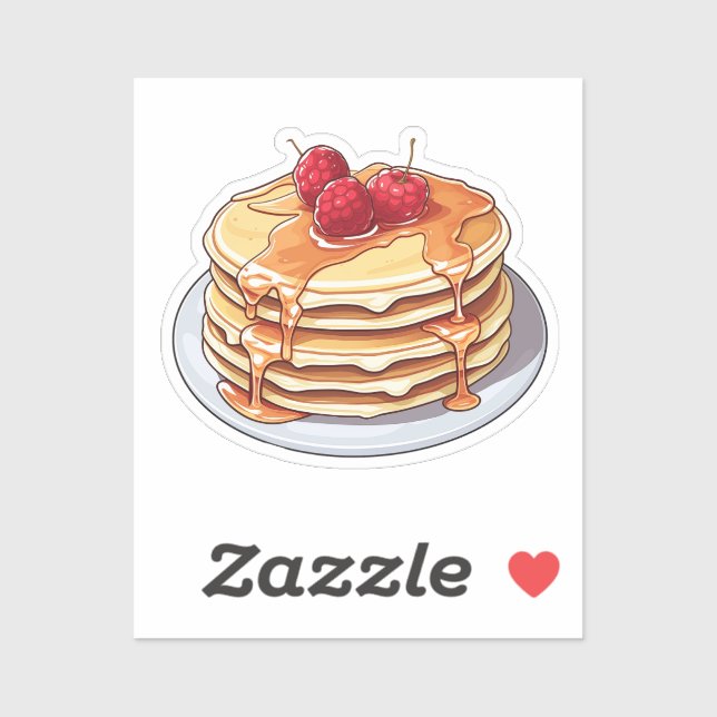 Sticker crêpe de dessin (Feuille)