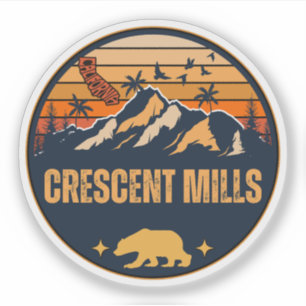 Sticker Crescent Mills, Californie