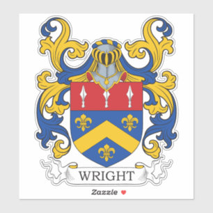 Sticker Crest de la famille Wright