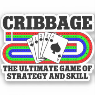 Sticker Cribbage Le Jeu Ultime De Stratégie Et De Compéten