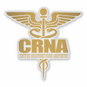 Sticker CRNA (or)