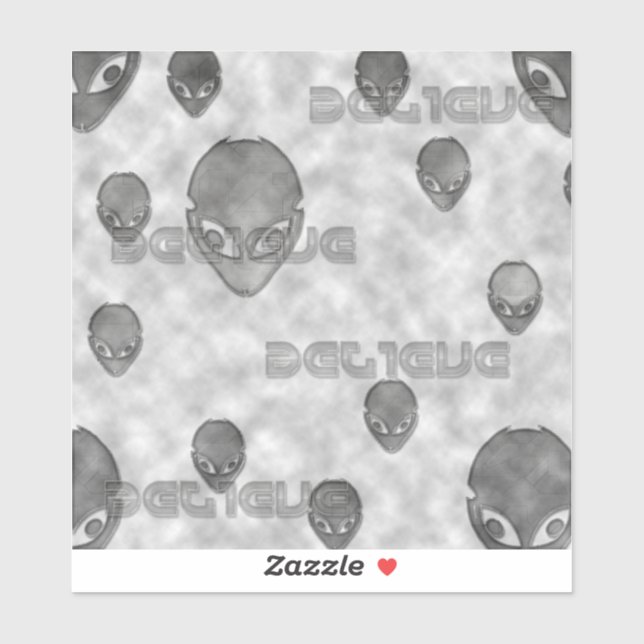 Sticker Croire Alien (Feuille)