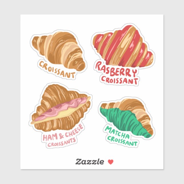 Sticker Croissant (Feuille)