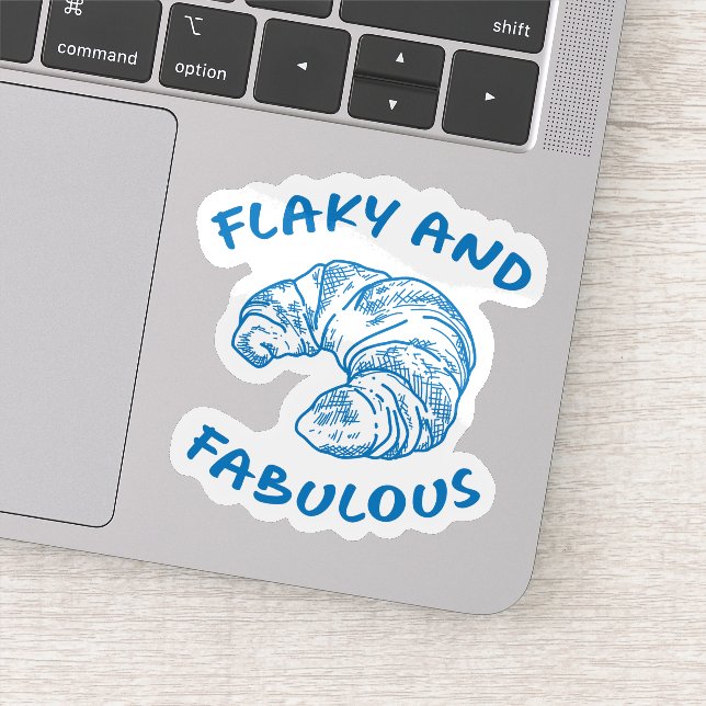 Sticker Croissant parisien flamboyant et fabuleux (Détail)