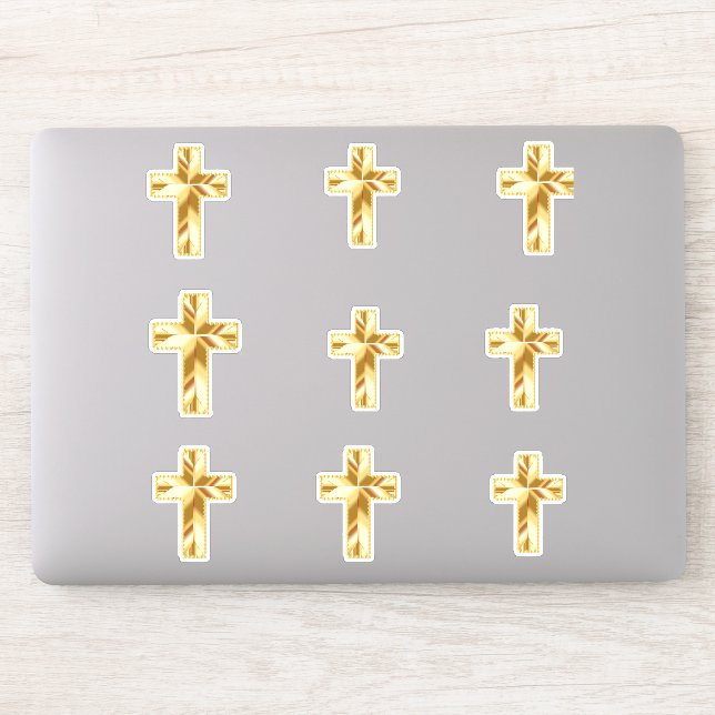 Sticker Croix chrétienne (Ordinateur)