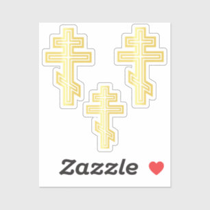 Sticker Croix chrétienne orthodoxe