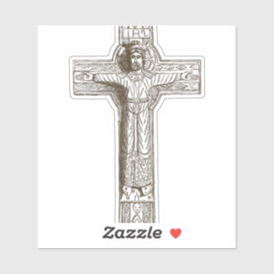 Sticker Croix classique chrétienne
