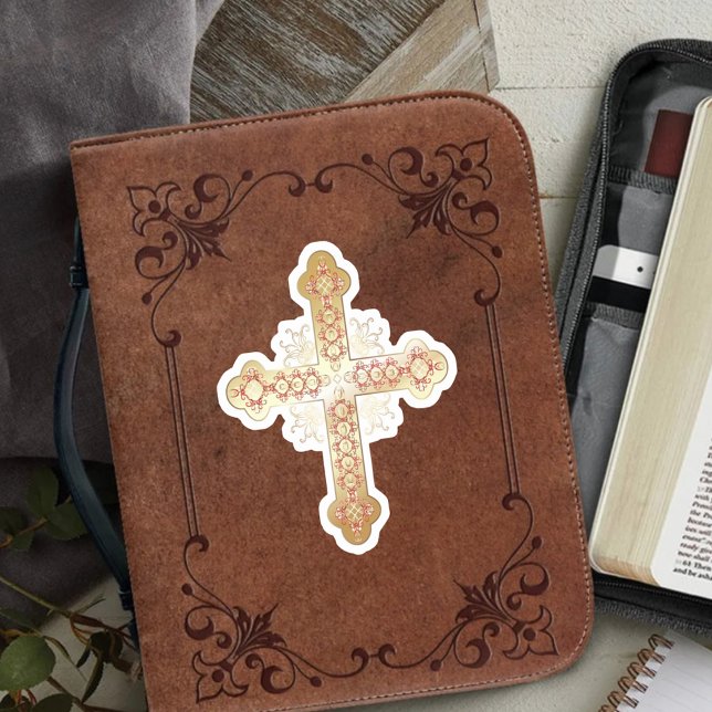 Sticker Croix d'or (Créateur téléchargé)