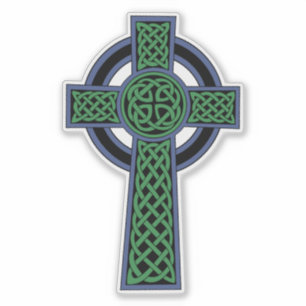 Sticker Croix du noeud celtique irlandais