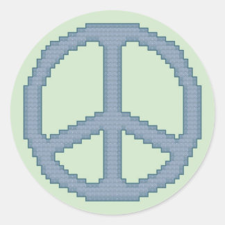 Sticker croix du signe de la paix