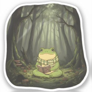 Sticker Croquis dans les bois calmes