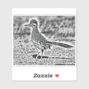 Sticker Croquis Roadrunner