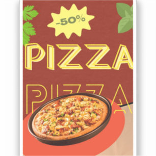 Sticker "Croûte et savoir-faire : une histoire de pizza"