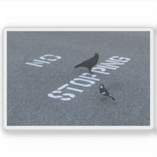 Sticker Crow et Magpie