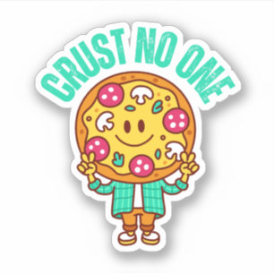 Sticker Crust No One - Sass & Slice Pizza