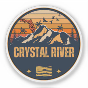 Sticker Crystal River, Floride 