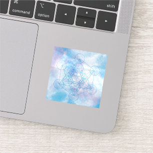 Sticker Cube de Métatron Géométrie sacrée