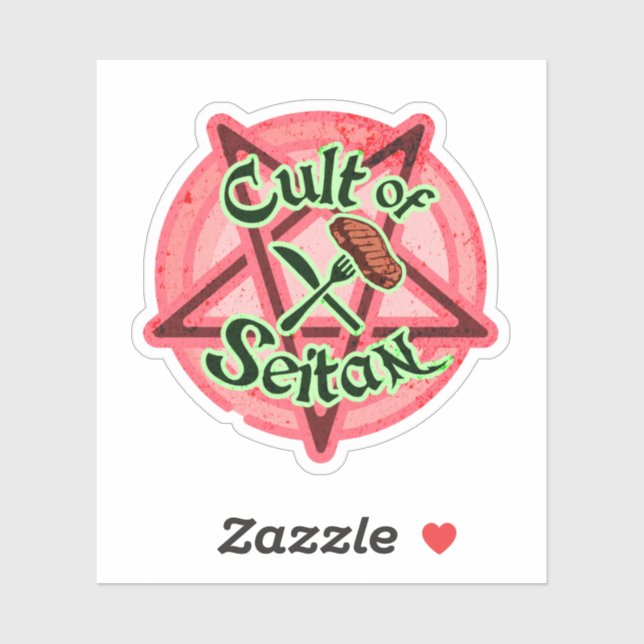 Sticker Culte de Seitan (Feuille)