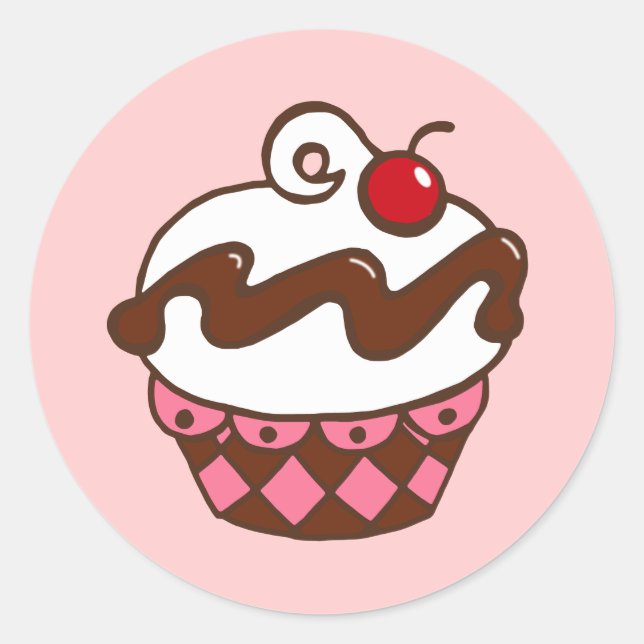 Sticker Cupcake (Devant)