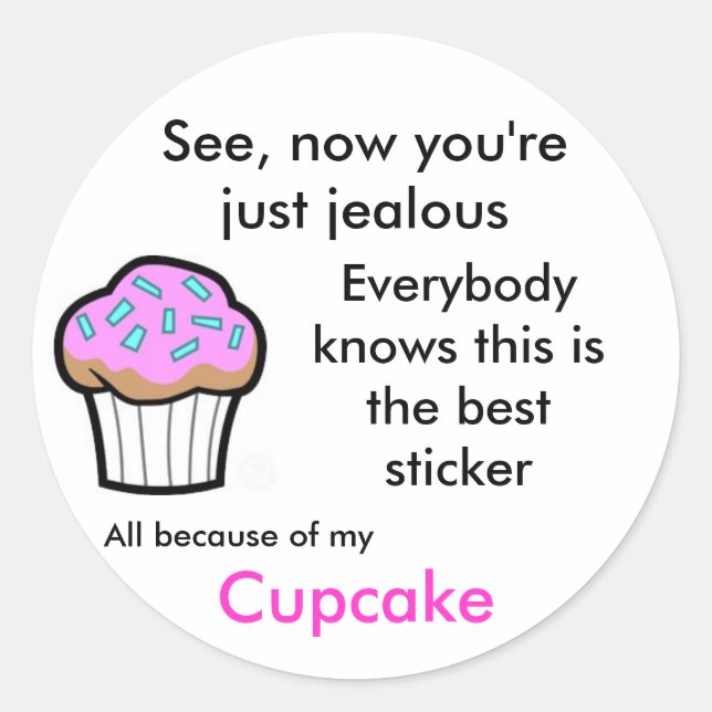 Sticker Cupcake (Devant)